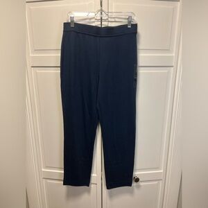 Hasting & Smith Pull On Straight Leg Knit Pants Size Medium Color Blue